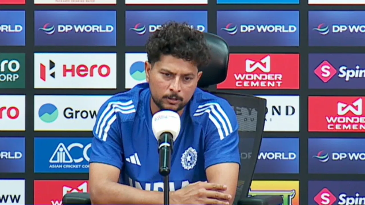 Kuldeep Yadav of India