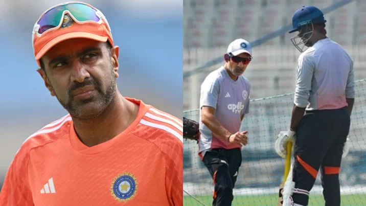 Ravichandran Ashwin, Sai Sudharsan and Gautam Gambhir