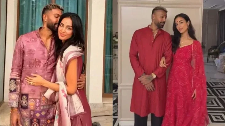Mahieka Sharma and Hardik Pandya