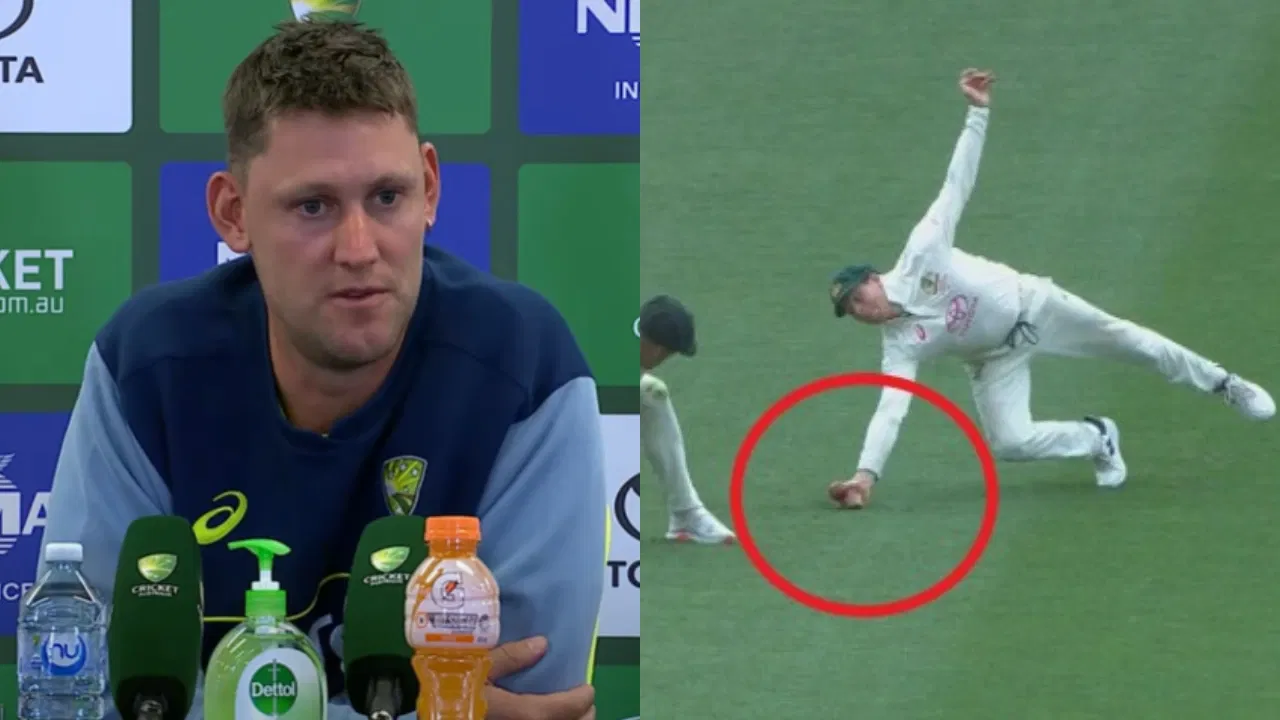 Beau Webster, Steve Smith takes Virat Kohli's catch