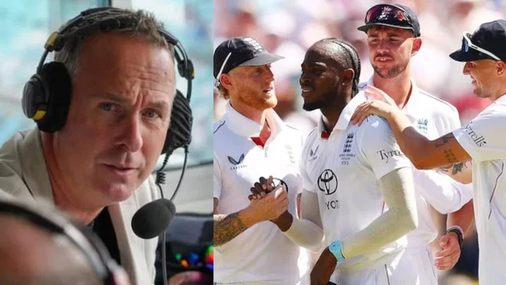 Michael Vaughan and England Team