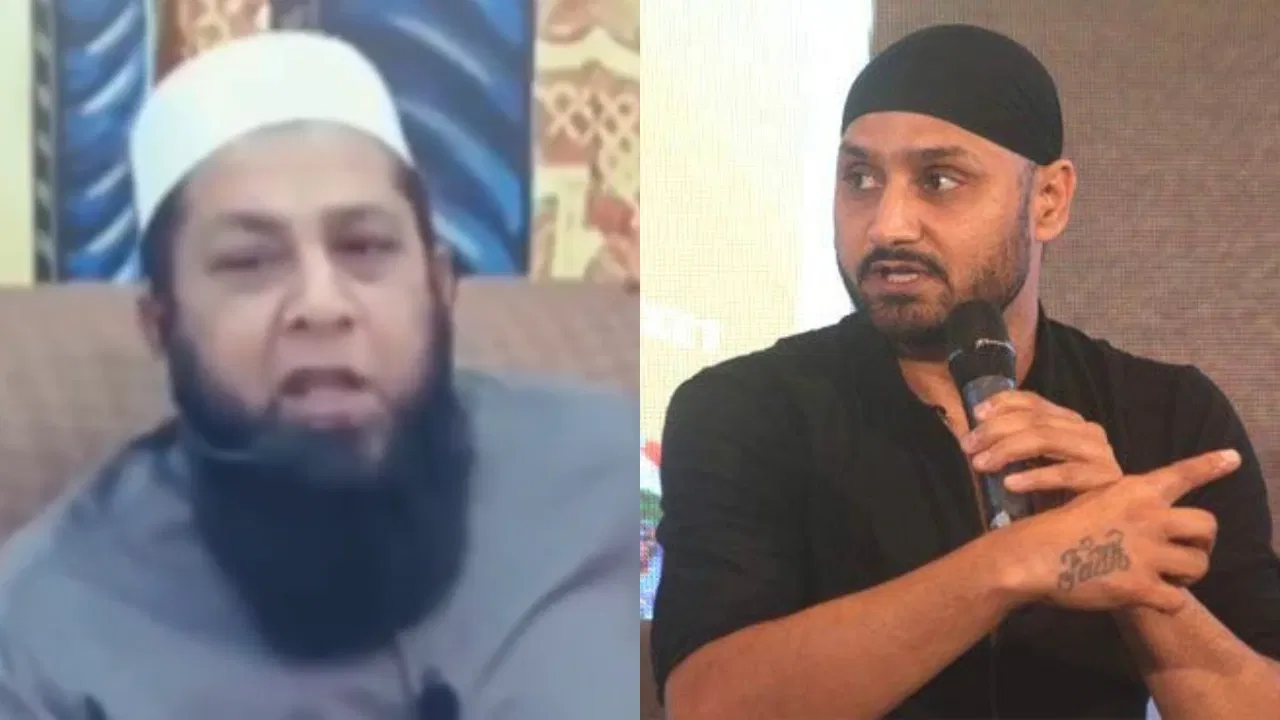 Inzamam-ul-Haq and Harbhajan Singh