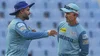 Rishabh Pant and Justin Langer