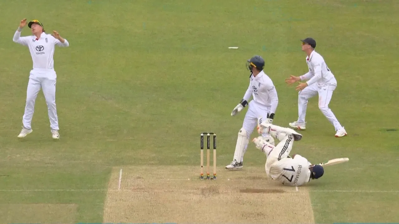 Rishabh Pant of India in Leeds