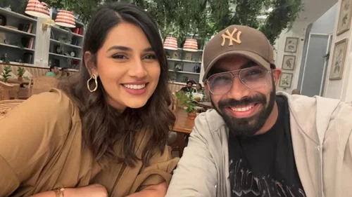 Sanjana Ganesan and Jasprit Bumrah