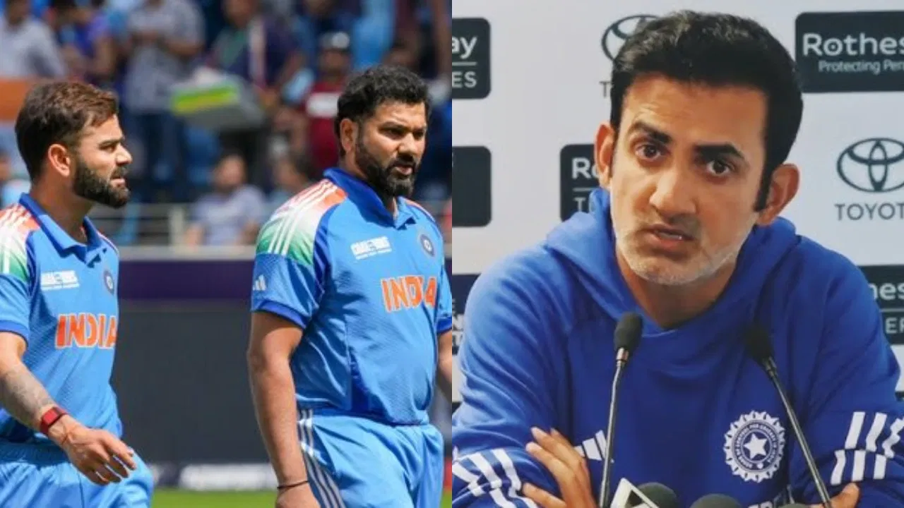 Virat Kohli, Rohit Sharma and Gautam Gambhir