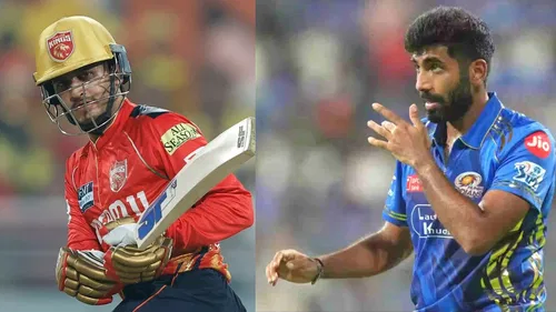 Priyansh&nbsp;Arya and Jasprit Bumrah