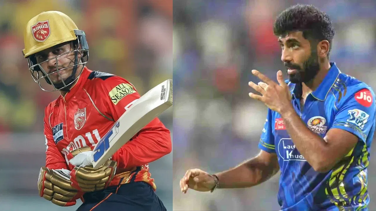 Priyansh&nbsp;Arya and Jasprit Bumrah