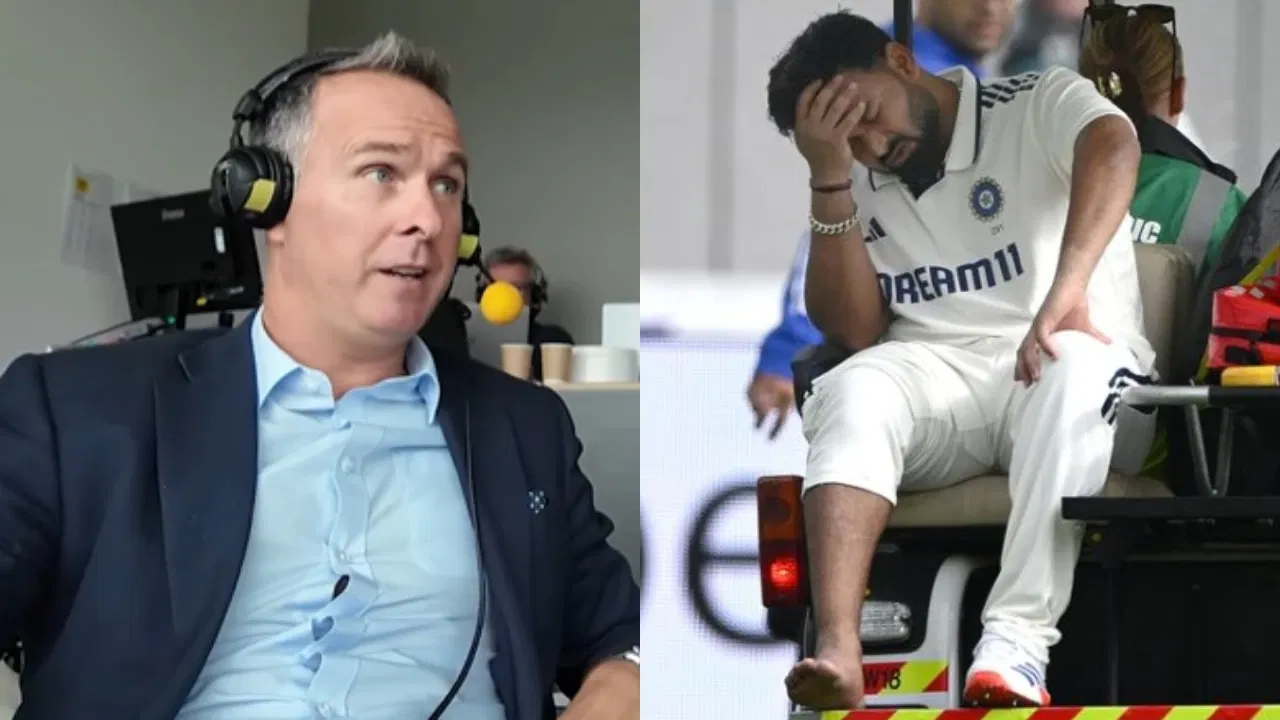 Michael Vaughan and Rishabh Pant