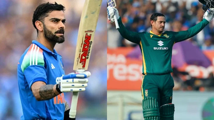 Virat Kohli and Quinton de Kock