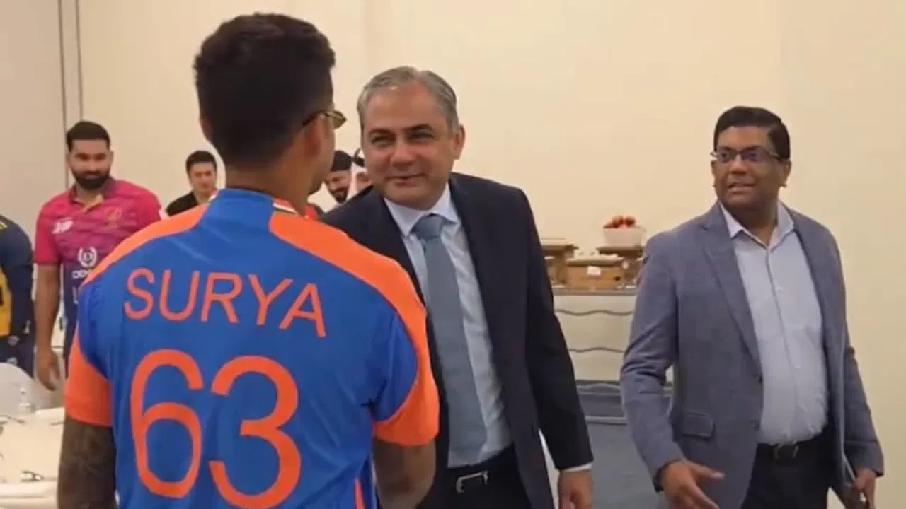 Mohsin Naqvi and India captain Suryakumar Yadav