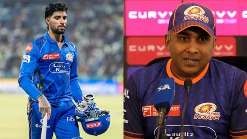 Tilak Varma and Mahela Jayawardene
