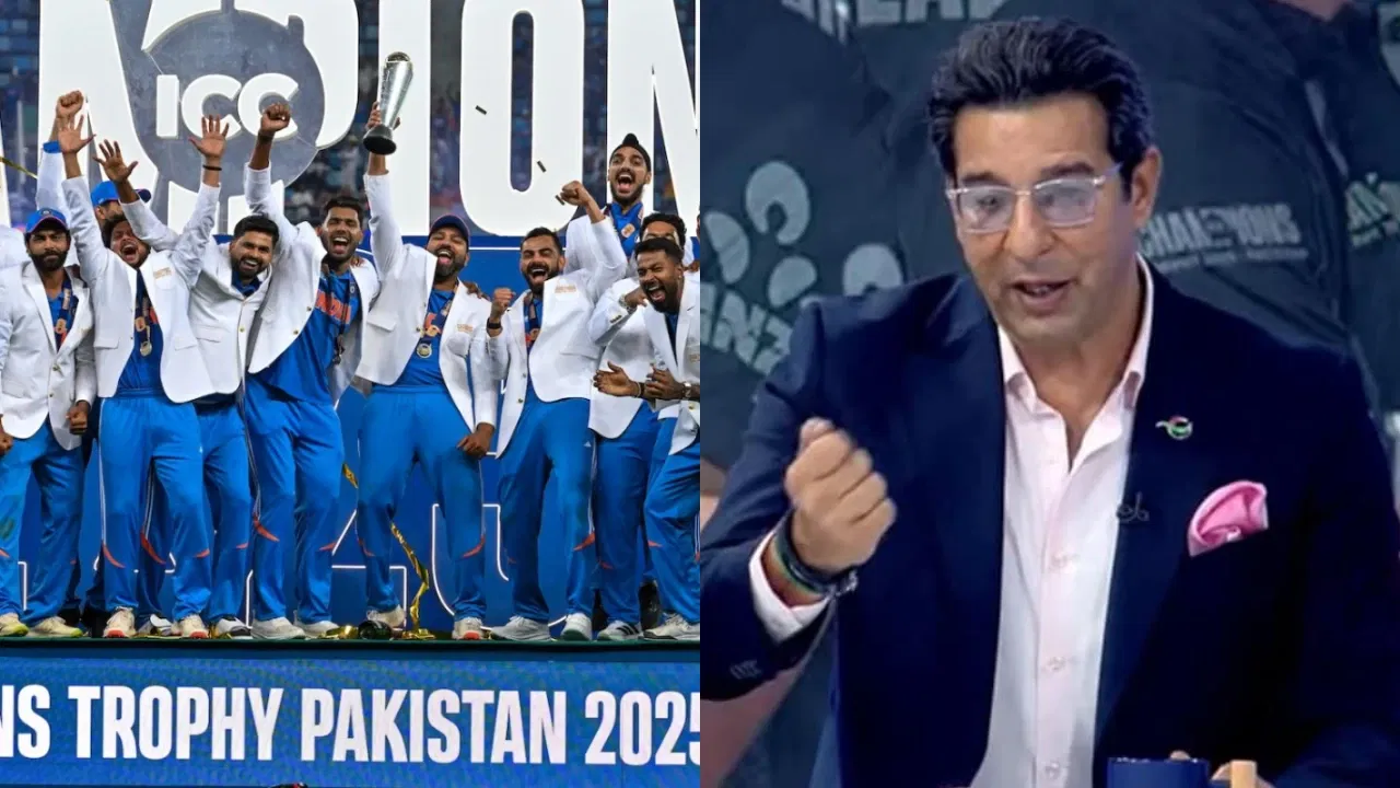 India wins ICC Champions Trophy 2025, Wasim Akram reacts