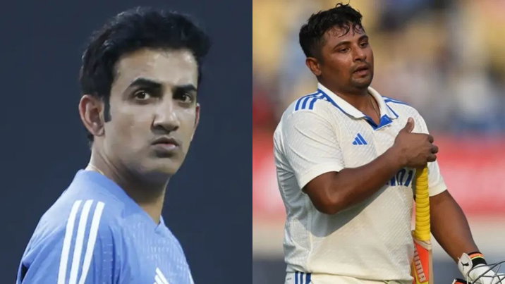 Gautam Gambhir Sarfaraz Khan