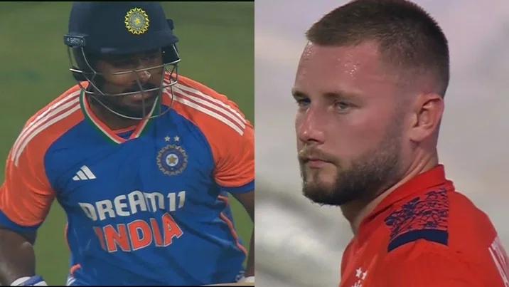 Gus Atkinson Demolished By Sanju Samson