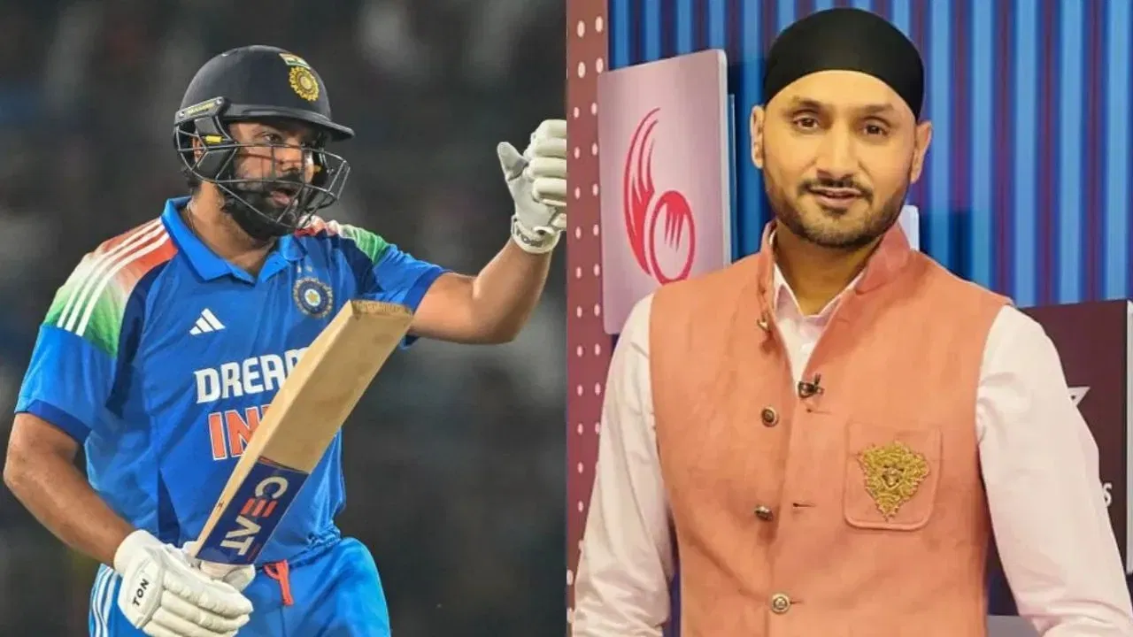 Harbhajan Singh And Rohit Sharma