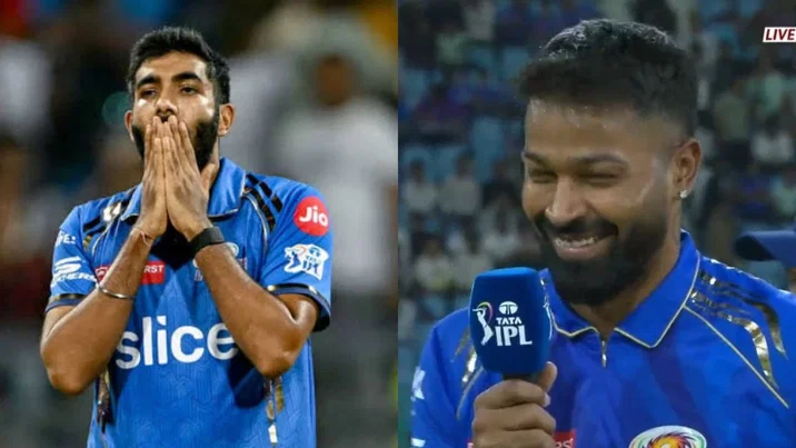 Hardik Pandya Jasprit Bumrah