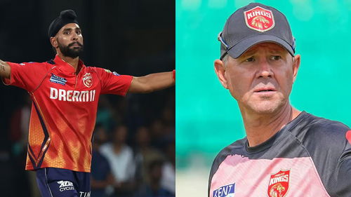 Harpreet Brar Ricky Ponting Punjab Kings