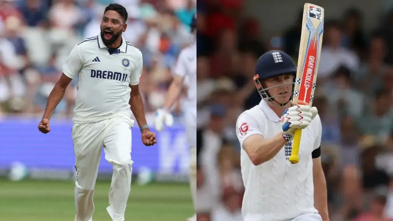 Harry Brook Mohammed Siraj