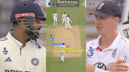 Harry Brook Sledges Shubman Gill Rishabh Pant