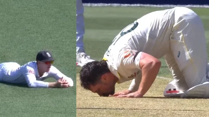 Harry Brook Drops Travis Head On 99 Leaves Jofra Archer Fuming Batter Responds With Ton And Kisses Adelaide Pitch