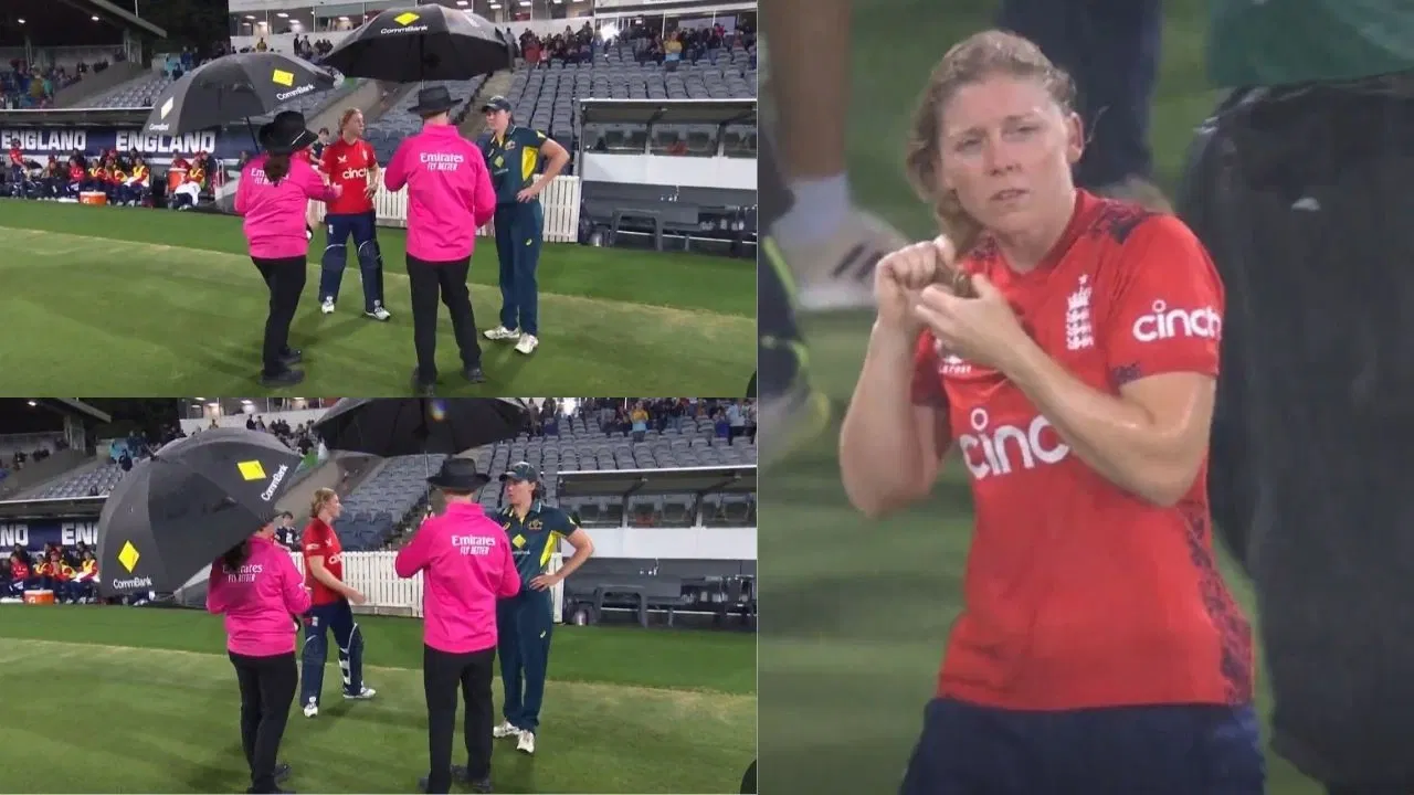 Heather Knight Refuses To Shake Hands With Umpire