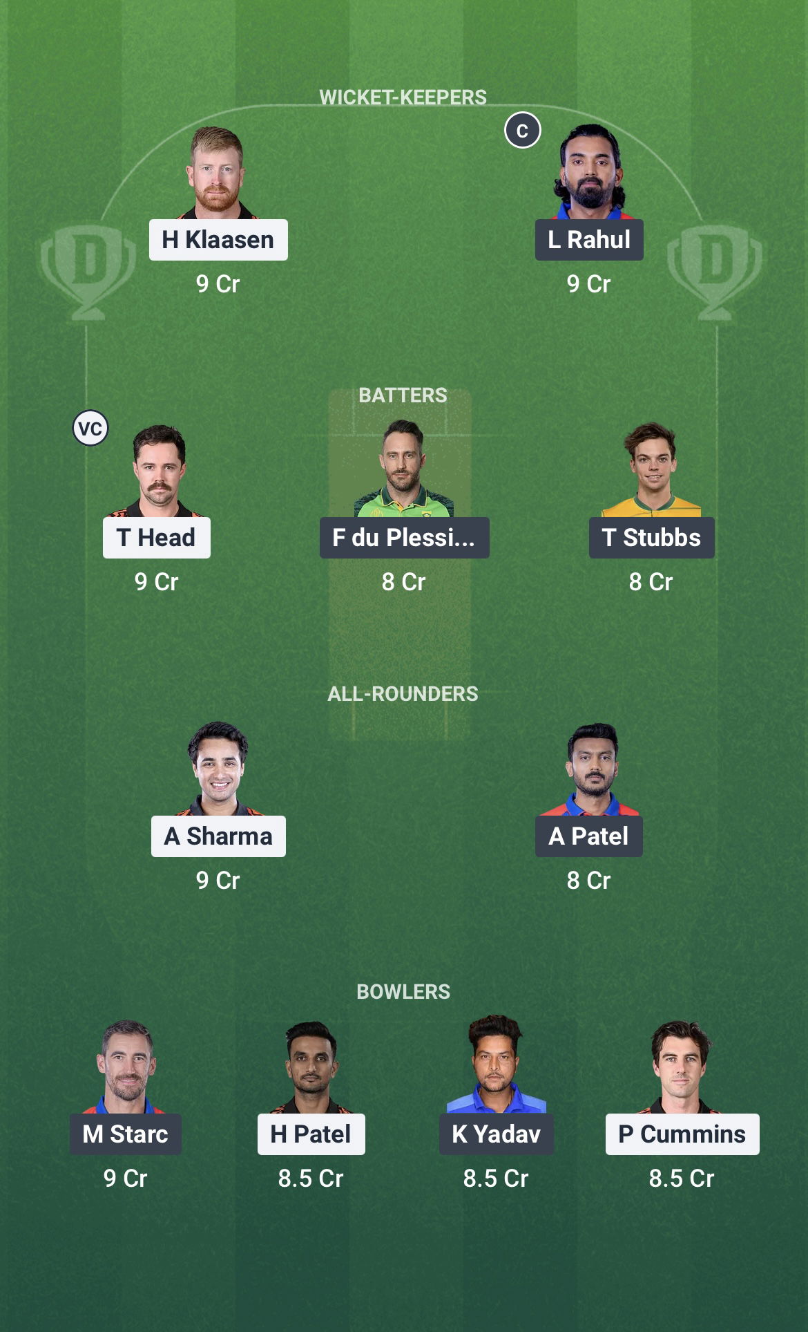 SRH VS DC Dream11 Prediction Fantasy Cricket Tips Dream11 Team IPL 2025