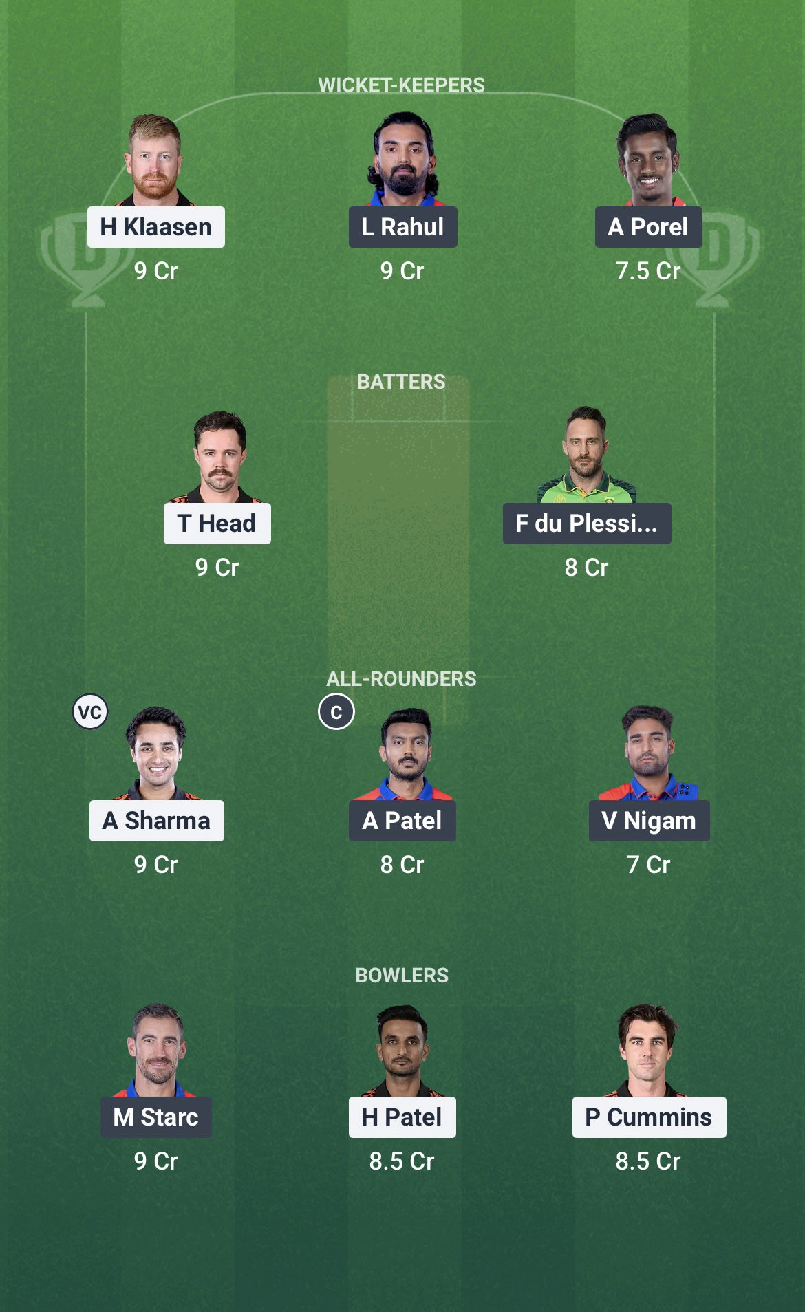 SRH VS DC Dream11 Prediction Fantasy Cricket Tips Dream11 Team IPL 2025