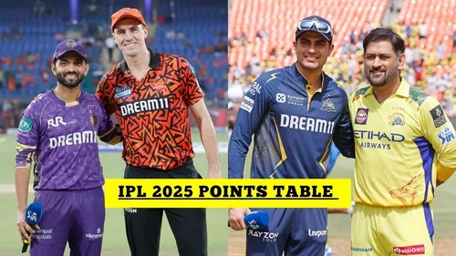 IPL 2025 IPL Points Table After GT Vs CSK SRH Vs KKKR