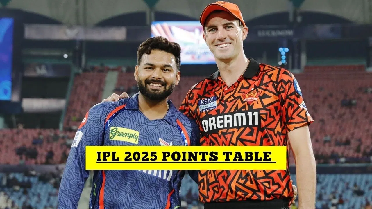 IPL 2025 IPL Points Table After LSG Vs SRH