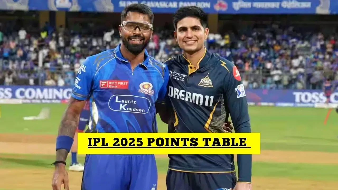 IPL 2025 IPL Points Table After MI Vs GT