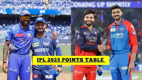 IPL 2025 IPL Points Table After MI Vs LSG DC Vs RCB