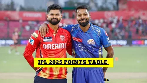 IPL 2025 IPL Points Table After PBKS Vs MI