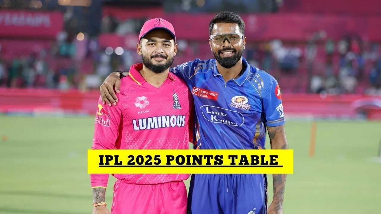 IPL 2025 IPL Points Table After RR Vs MI