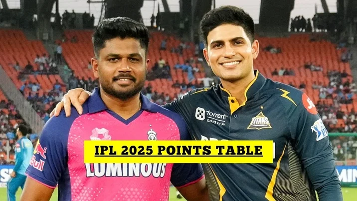 IPL Points Table IPL 2025 Points Table After GT Vs RR