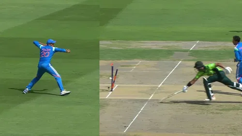 Imam Ul Haq Run Out Axar Patel Throw