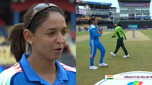 India Pakistan Handshake Snub Continues In World Cup Harmanpreet Kaur 1 1
