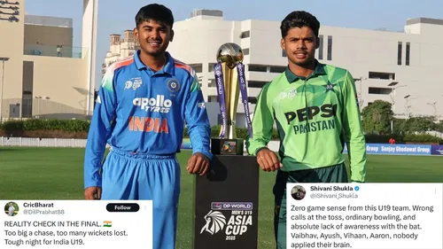 India U19 Asia Cup Final Loss To Pakistan