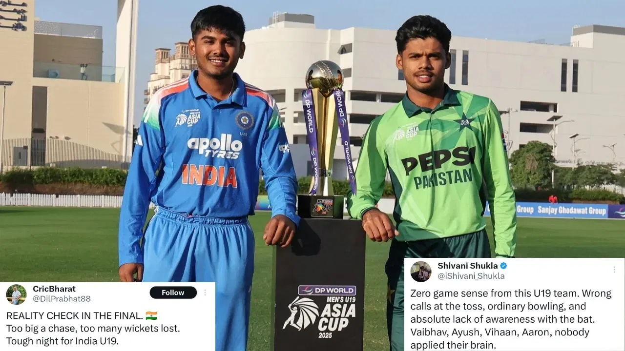 India U19 Asia Cup Final Loss To Pakistan