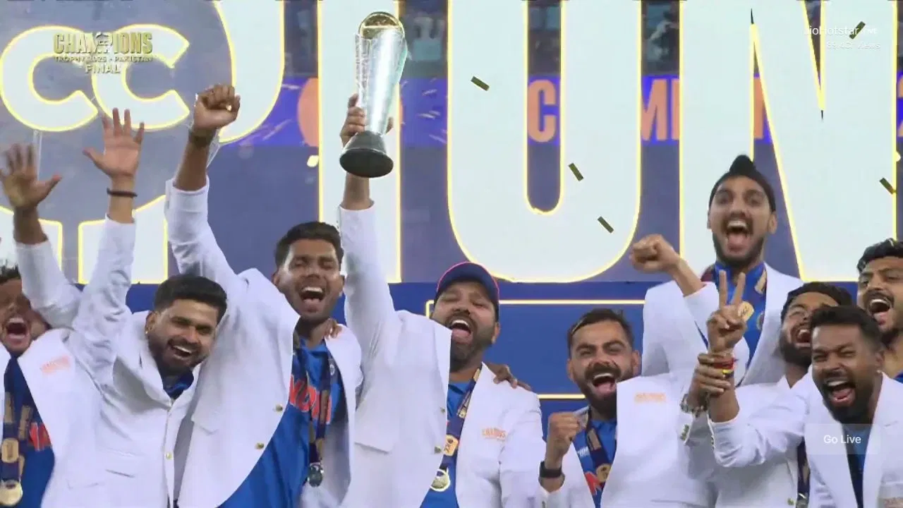 India Win ICC Champions Trophy 2025 Rohit SHarma