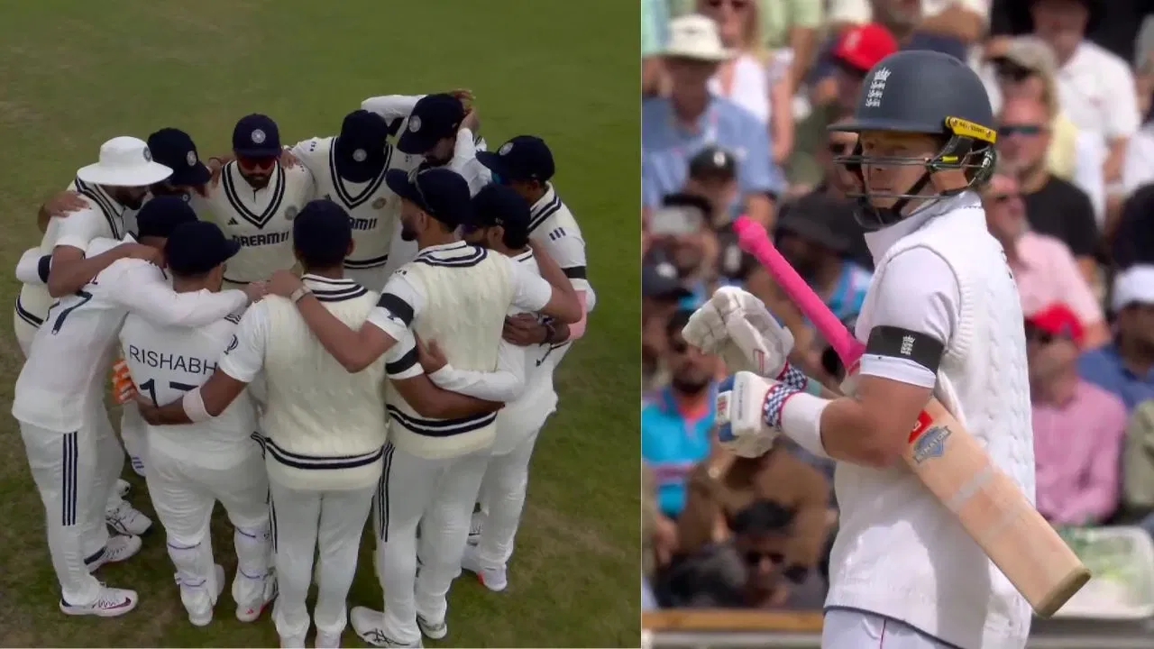 India And England Players Wearing Black Armbands