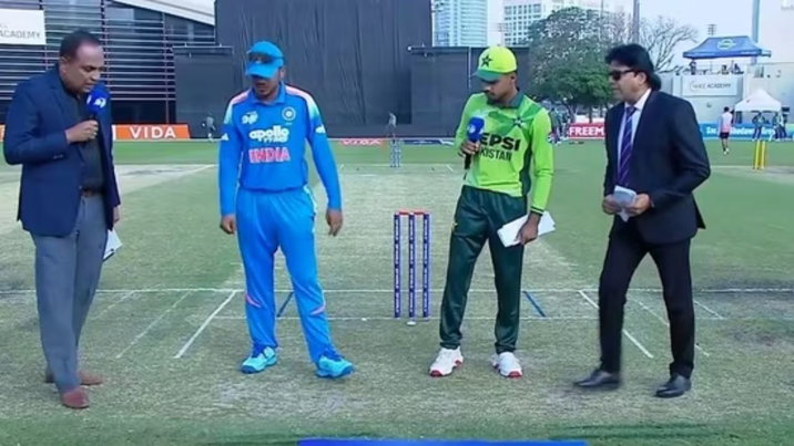 India Captain Ayush And Pakistan Skipper Farhan Yousuf