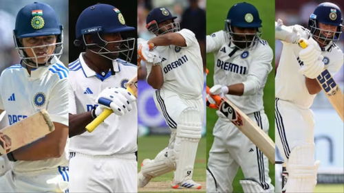 Indian Left Handed Baters in Manchester