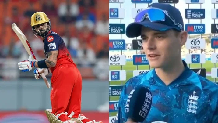 Jacob Bethell Virat Kohli