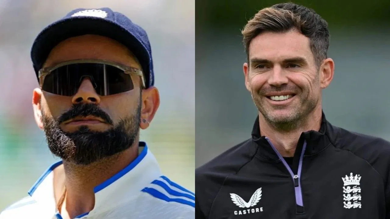James Anderson Virat Kohli