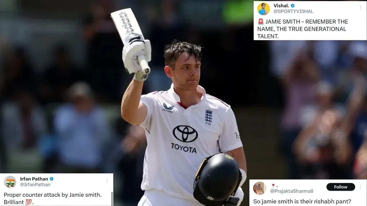 Jamie Smith is Englands Rishabh Pant: Twitter reacts as English keeper-batter hits stunning 80-ball ton vs India