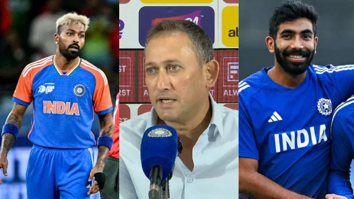 Jasprit Bumrah Hardik Pandya Ajit Agarkar