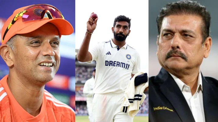 Jasprit Bumrah Ravi Shastri Rahul Dravid