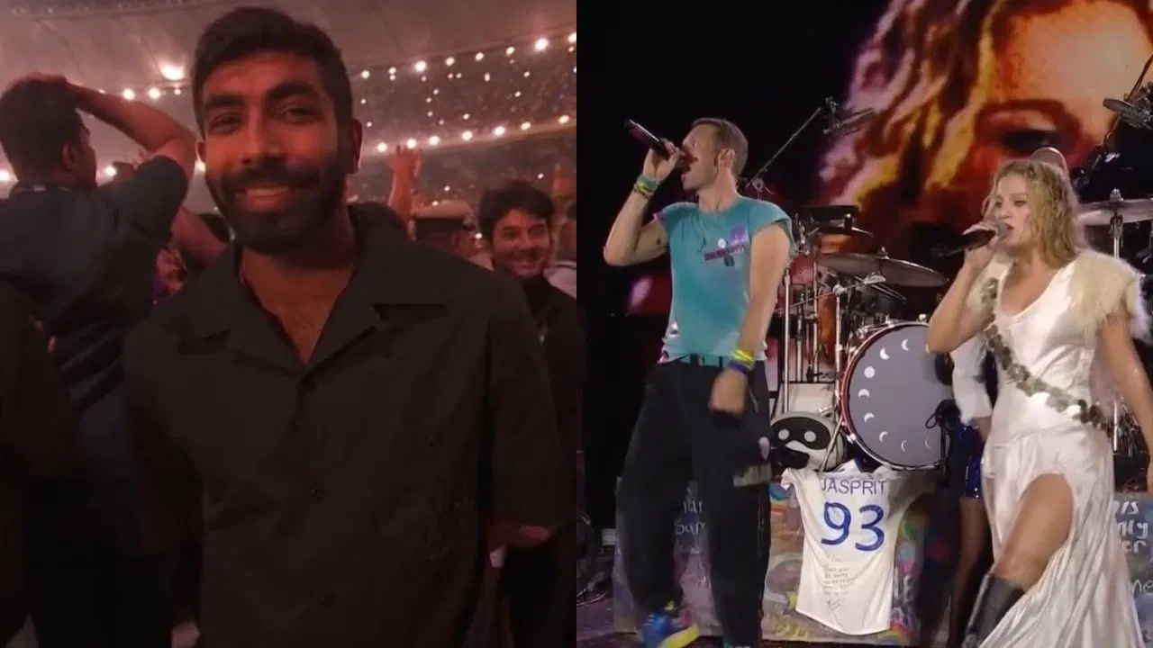 Jasprit Bumrah At Coldplay Concert