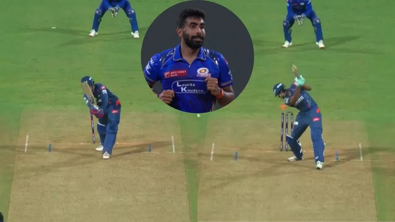 Jasprit Bumrah Castles Abdul Samad Avesh Khan